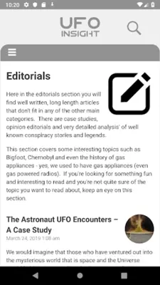 UFO Insight android App screenshot 10